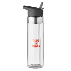 Gift Campaign Borraccia promozionale in tritan beccuccio pieghevole 650ml MetalRing> Borracce In Plastica