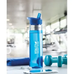 Gift Campaign Borraccia promozionale in tritan beccuccio pieghevole 650ml MetalRing></noscript> Borracce In Plastica