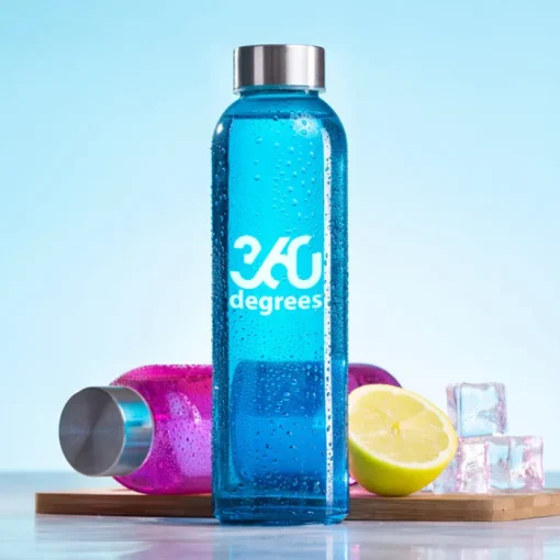 Gift Campaign Borraccia pubblicitaria in vetro colorato 500ml Crystal Water> Gadget Per L'Ufficio|Borracce In Vetro