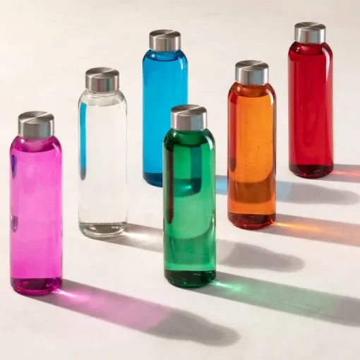 Gift Campaign Borraccia pubblicitaria in vetro colorato 500ml Crystal Water> Gadget Per L'Ufficio|Borracce In Vetro