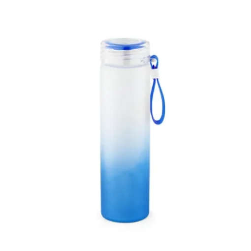 Gift Campaign Borraccia pubblicitaria in vetro finitura opaca 470ml Crystal Frost> Borracce In Vetro