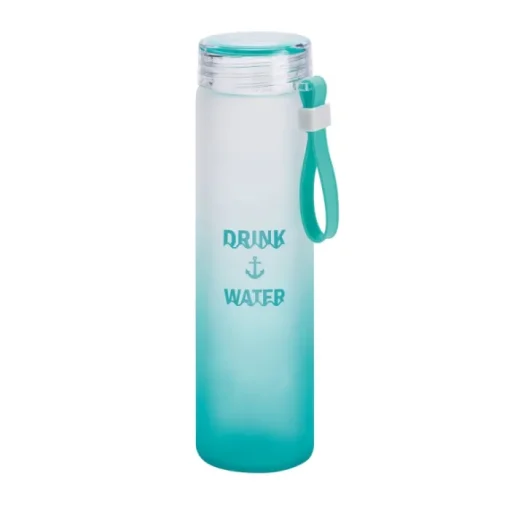 Gift Campaign Borraccia pubblicitaria in vetro finitura opaca 470ml Crystal Frost> Borracce In Vetro