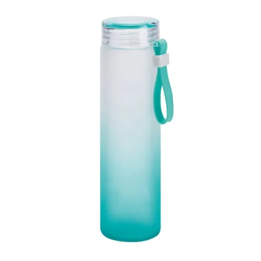 Gift Campaign Borraccia pubblicitaria in vetro finitura opaca 470ml Crystal Frost> Borracce In Vetro