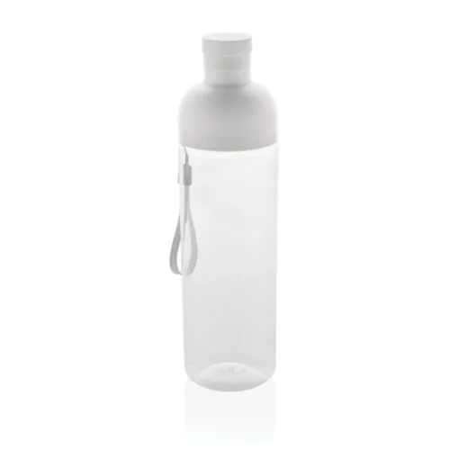 Gift Campaign Borraccia satinata in rPET con laccetto nel tappo da 600 ml> Borracce In Plastica