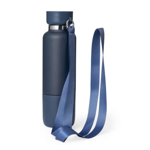 Gift Campaign Borraccia termica in acciaio inox 500ml con bicchiere 300ml e manico> Thermos Personalizzati