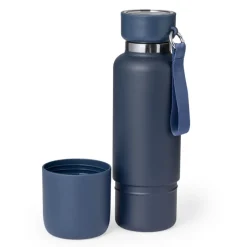 Gift Campaign Borraccia termica in acciaio inox 500ml con bicchiere 300ml e manico> Thermos Personalizzati
