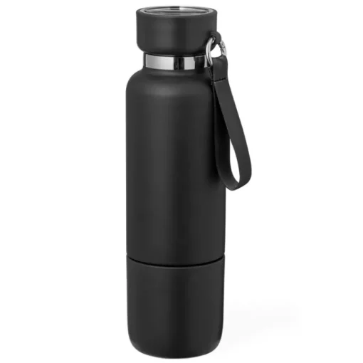 Gift Campaign Borraccia termica in acciaio inox 500ml con bicchiere 300ml e manico> Thermos Personalizzati
