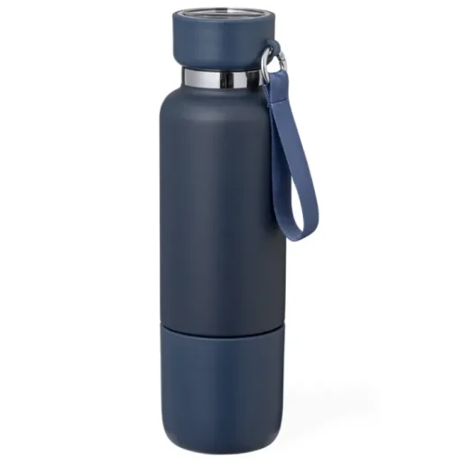 Gift Campaign Borraccia termica in acciaio inox 500ml con bicchiere 300ml e manico> Thermos Personalizzati