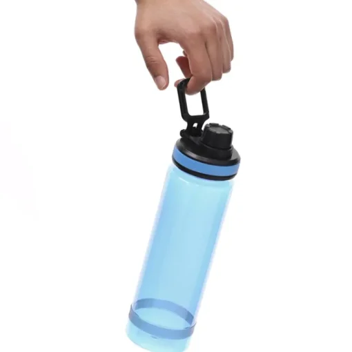 Gift Campaign Borraccia traslucida opaca in rPET con tappo e piccolo manico 700ml> Borracce In Plastica
