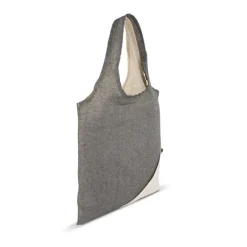 Gift Campaign Borsa bicolore di cotone riciclato OEKO-TEX pieghevole da 140 g/m2></noscript> Shopper In Cotone Personalizzate