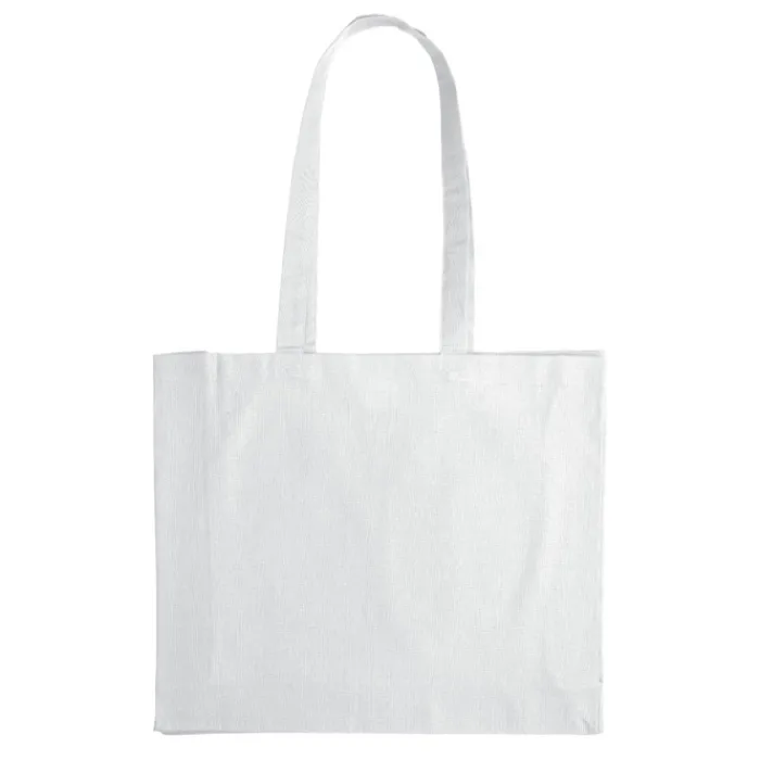 Gift Campaign Borsa colorata di cotone 140 g/m2 OEKO-TEX con soffietto> Shopper In Cotone Personalizzate