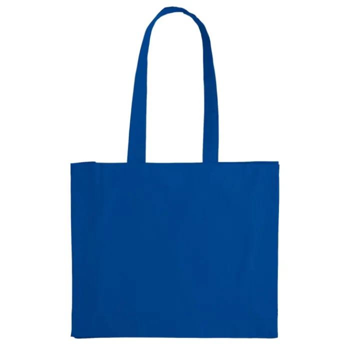 Gift Campaign Borsa colorata di cotone 140 g/m2 OEKO-TEX con soffietto> Shopper In Cotone Personalizzate