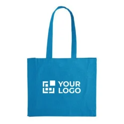 Gift Campaign Borsa colorata di cotone 140 g/m2 OEKO-TEX con soffietto></noscript> Shopper In Cotone Personalizzate