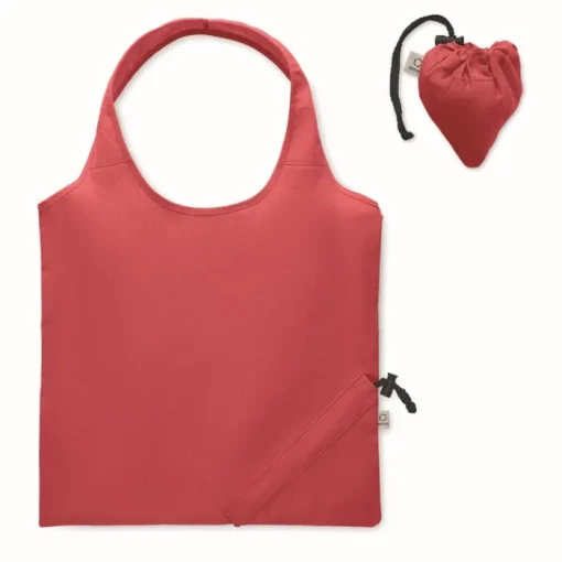 Gift Campaign Borsa compatta e pieghevole per la spesa in cotone riciclato 140 g/m²> Borse Per La Spesa|Shopper In Cotone Personalizzate