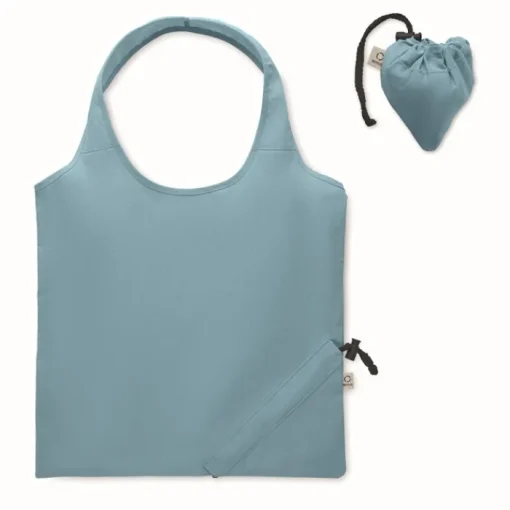 Gift Campaign Borsa compatta e pieghevole per la spesa in cotone riciclato 140 g/m²> Borse Per La Spesa|Shopper In Cotone Personalizzate