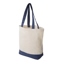 Gift Campaign Borsa con fondo e manici colorati abbinati in cotone da 280 g/m2> Shopper In Cotone Personalizzate
