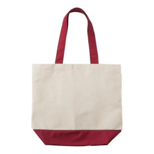 Gift Campaign Borsa con fondo e manici colorati abbinati in cotone da 280 g/m2> Shopper In Cotone Personalizzate