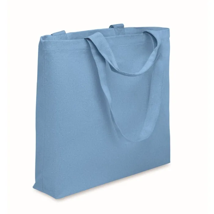 Gift Campaign Borsa con manici corti e lunghi in tessuto riciclato da 320 g/m²> Shopper In Cotone Personalizzate|Borse Di Tela Personalizzate