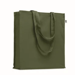 Gift Campaign Borsa con manici lunghi e soffietto in cotone organico colorato 220g/m2></noscript> Shopper In Cotone Personalizzate