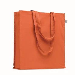 Gift Campaign Borsa con manici lunghi e soffietto in cotone organico colorato 220g/m2></noscript> Shopper In Cotone Personalizzate
