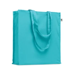 Gift Campaign Borsa con manici lunghi e soffietto in cotone organico colorato 220g/m2></noscript> Shopper In Cotone Personalizzate