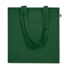 Gift Campaign Borsa con manici lunghi e soffietto in cotone organico colorato 220g/m2></noscript> Shopper In Cotone Personalizzate