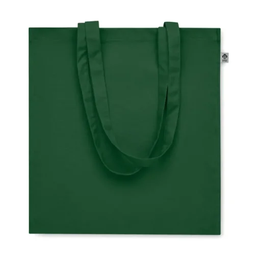 Gift Campaign Borsa con manici lunghi e soffietto in cotone organico colorato 220g/m2> Shopper In Cotone Personalizzate
