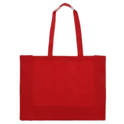 Gift Campaign Borsa con soffietto e manici coordinati in cotone riciclato 140 g/m2></noscript> Shopper In Cotone Personalizzate