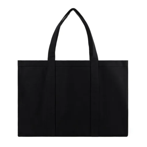 Gift Campaign Borsa con soffietto e tasca interna in tela riciclata da 400 g/m2> Borse Di Tela Personalizzate