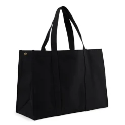 Gift Campaign Borsa con soffietto e tasca interna in tela riciclata da 400 g/m2> Borse Di Tela Personalizzate