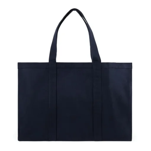 Gift Campaign Borsa con soffietto e tasca interna in tela riciclata da 400 g/m2> Borse Di Tela Personalizzate