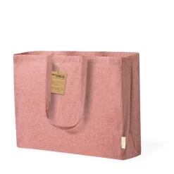 Gift Campaign Borsa con soffietto in cotone riciclato con manici lunghi 220g/m2> Borse Per La Spesa|Shopper In Cotone Personalizzate