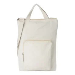 Gift Campaign Borsa con tasca frontale e tracolla in cotone da 340 g/m2> Shopper In Cotone Personalizzate