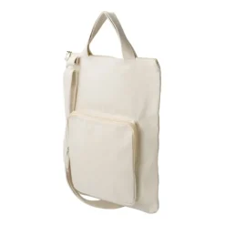 Gift Campaign Borsa con tasca frontale e tracolla in cotone da 340 g/m2> Shopper In Cotone Personalizzate