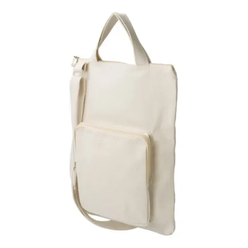 Gift Campaign Borsa con tasca frontale e tracolla in cotone da 340 g/m2> Shopper In Cotone Personalizzate