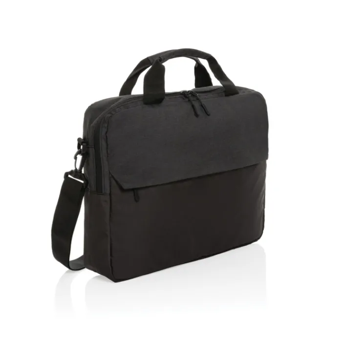 Gift Campaign Borsa da lavoro porta pc da 15,6'' in poliestere riciclato con tracolla> Borse Porta Pc