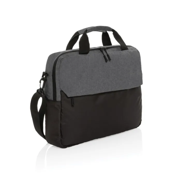 Gift Campaign Borsa da lavoro porta pc da 15,6'' in poliestere riciclato con tracolla> Borse Porta Pc
