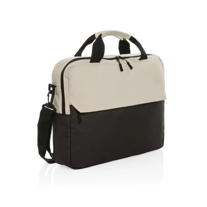 Gift Campaign Borsa da lavoro porta pc da 15,6'' in poliestere riciclato con tracolla> Borse Porta Pc