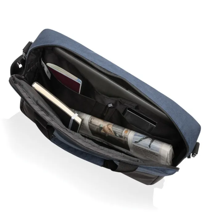 Gift Campaign Borsa da lavoro porta pc da 15,6'' in poliestere riciclato con tracolla> Borse Porta Pc