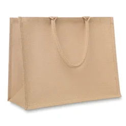 Gift Campaign Borsa da mare personalizzata con manici corti di cotone Juta Shop> Borse In Juta|Borse Di Tela Personalizzate