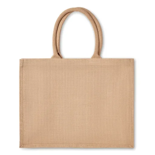 Gift Campaign Borsa da mare personalizzata con manici corti di cotone Juta Shop> Borse In Juta|Borse Di Tela Personalizzate