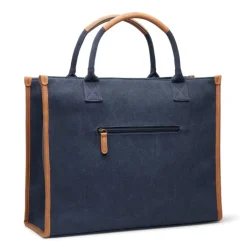 Gift Campaign Borsa da ufficio in canvas riciclato RCS con tasca per pc> Borse Di Tela Personalizzate