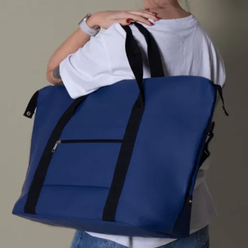 Gift Campaign Borsa da viaggio in ecopelle con fascia per trolley> Borse Da Viaggio