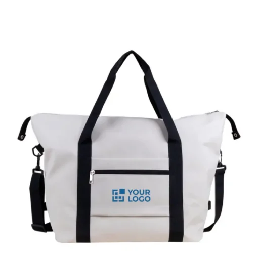 Gift Campaign Borsa da viaggio in ecopelle con fascia per trolley> Borse Da Viaggio