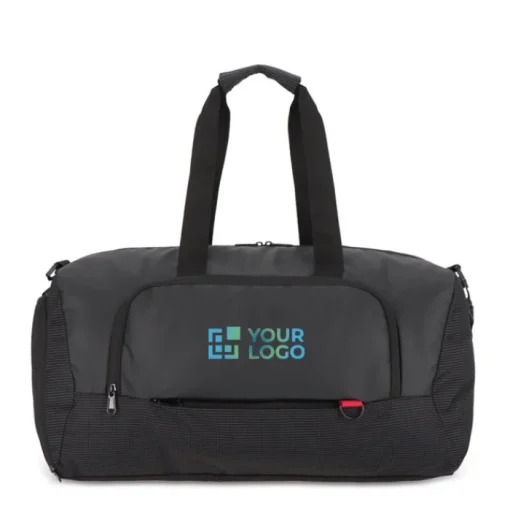 Gift Campaign Borsa da viaggio in jacquard e PU con scomparto scarpe> Borse Da Viaggio