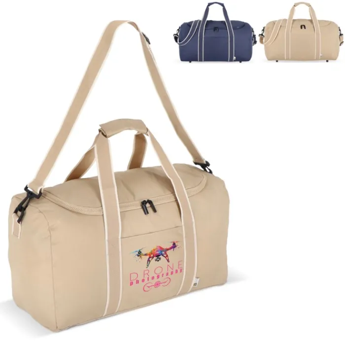 Gift Campaign Borsa da viaggio o sportiva in RPET con ampia apertura superiore> Borse Da Palestra|Borse Da Viaggio