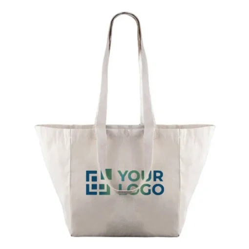 Gift Campaign Borsa dai doppi manici realizzata in canvas da 220 g/m2> Shopper In Cotone Personalizzate