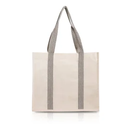 Gift Campaign Borsa dai manici lunghi colorati a righe in cotone naturale 300 g/m2> Shopper In Cotone Personalizzate