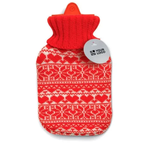 Gift Campaign Borsa dell'acqua calda con etichetta da personalizzare Nordic> Gadget Natalizi