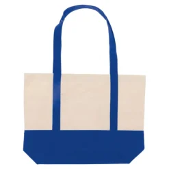Gift Campaign Borsa di cotone OEKO-TEX con base e manici colorati da 280 g/m2></noscript> Shopper In Cotone Personalizzate